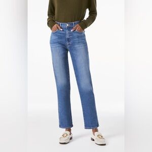 Frame Denim Le Sylvie Slender Straight Jeans in Stallion Wash - 26